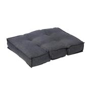Grå Dogman Classy XXL-hunddyna med memory foam och linneliknande överdrag