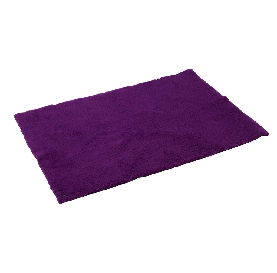 Lila Dogman Fleece Mat Malva i storlek 100 x 150 centimeter